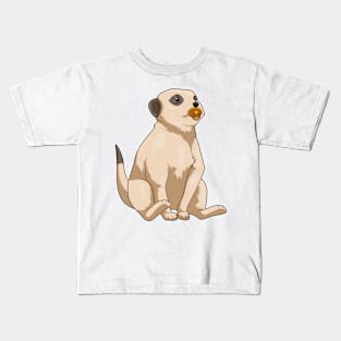 Meerkat Baby Pacifier Kids T-Shirt